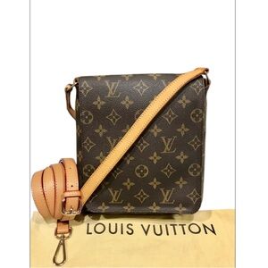 Louis Vuitton Musette Salsa Shoulder Bag Messenger Handbag Purse